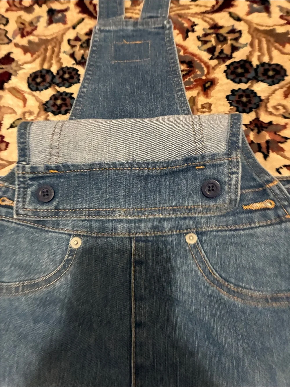 Levi's Medium Blue Denim overalls kids small